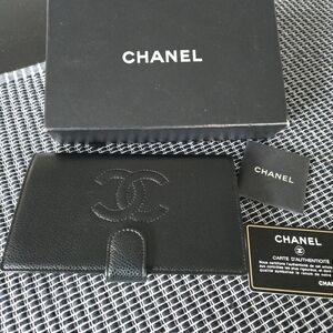 Chanel Black Leather Wallet